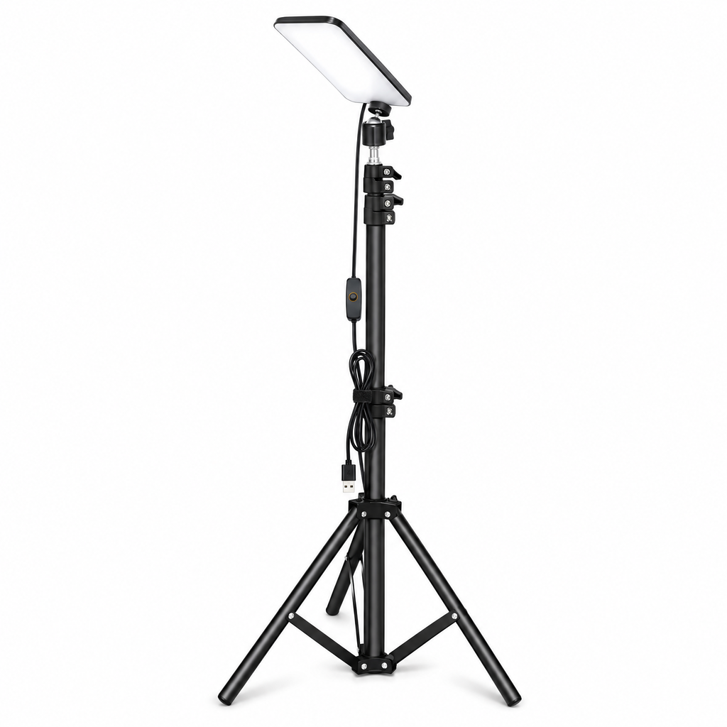 LED Camping Light with Adjustable Tripod – 180 cm