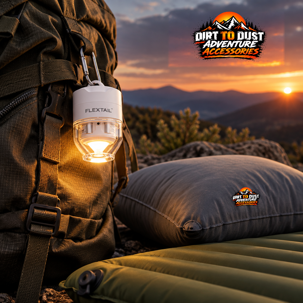 The New Dirt to Dust Tiny Pump 3X – Ultra-Light 5kPa Air Pump & 5-Mode LED Camping Light
