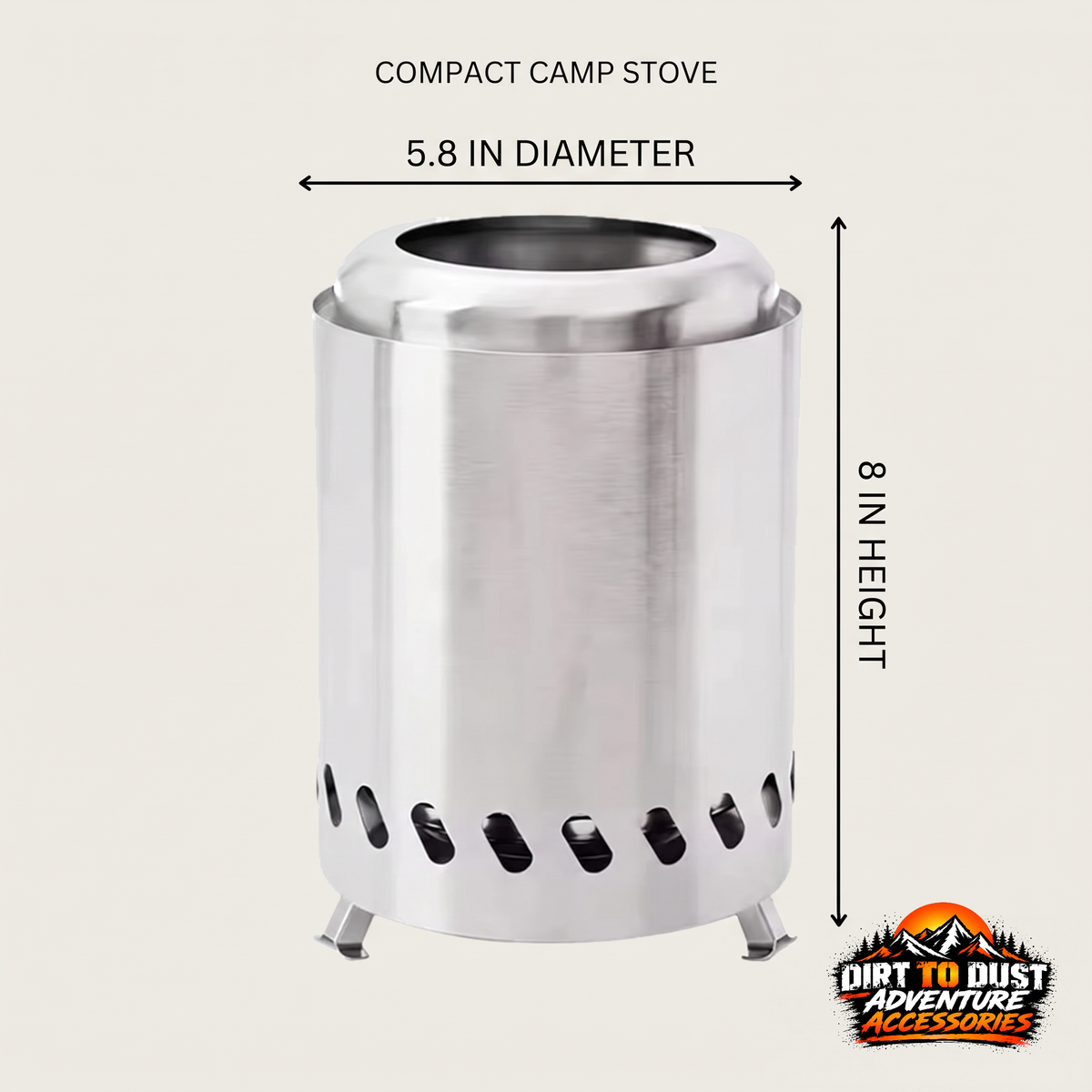 Stainless Steel Camping Wood Stove
