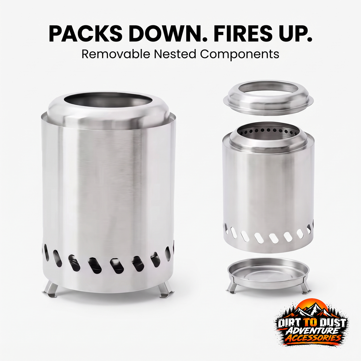 Stainless Steel Camping Wood Stove