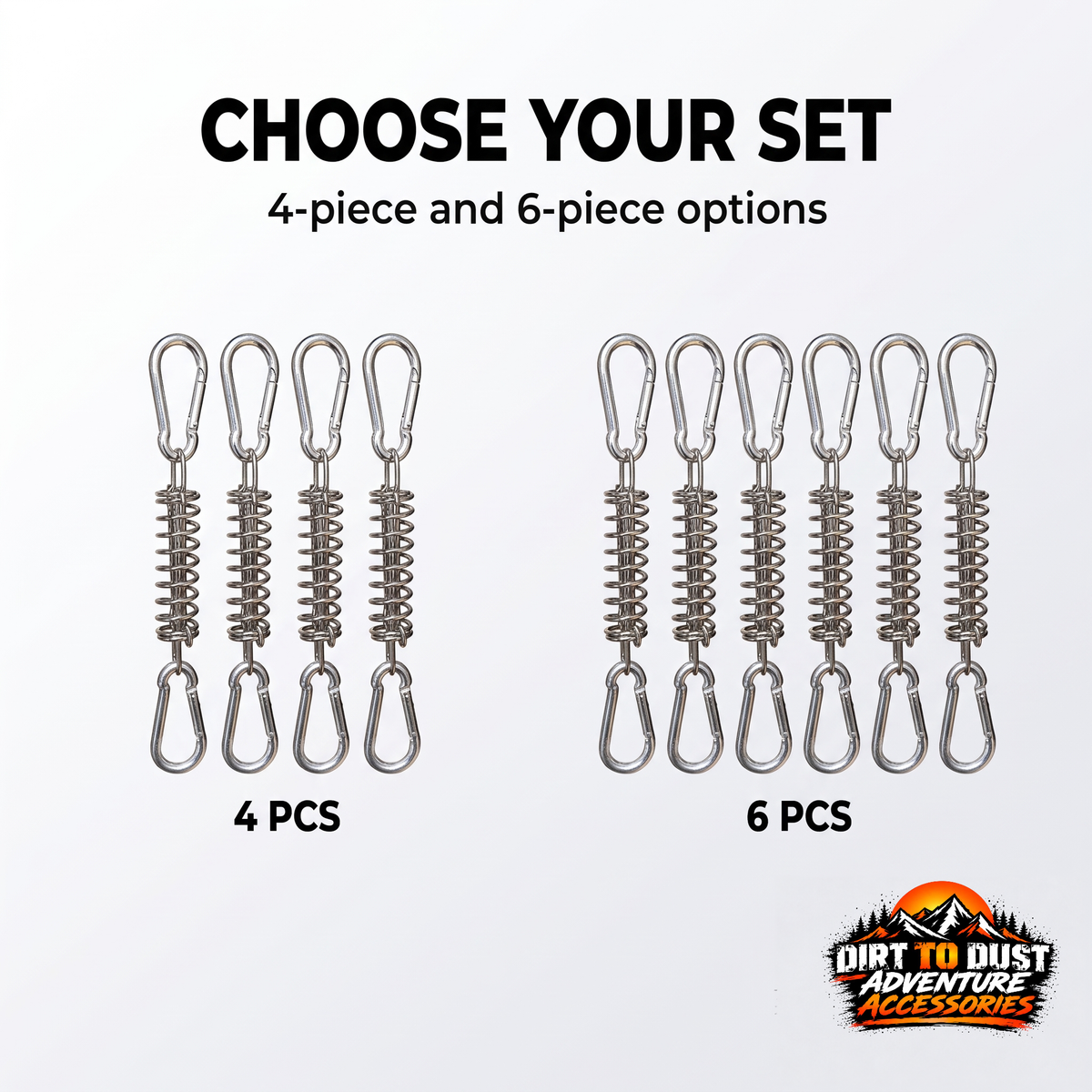 Guy Rope Spring Tensioners – 4 or 6 Pack
