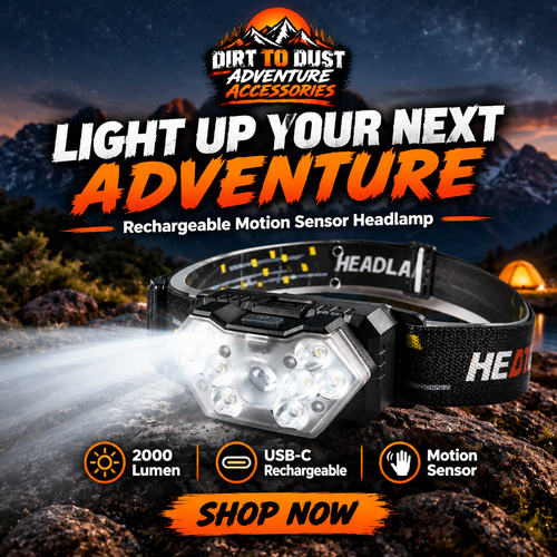 9 LED Rechargeable Headlamp – Motion Sensor Camping, Fishing & Outdoor Head Light