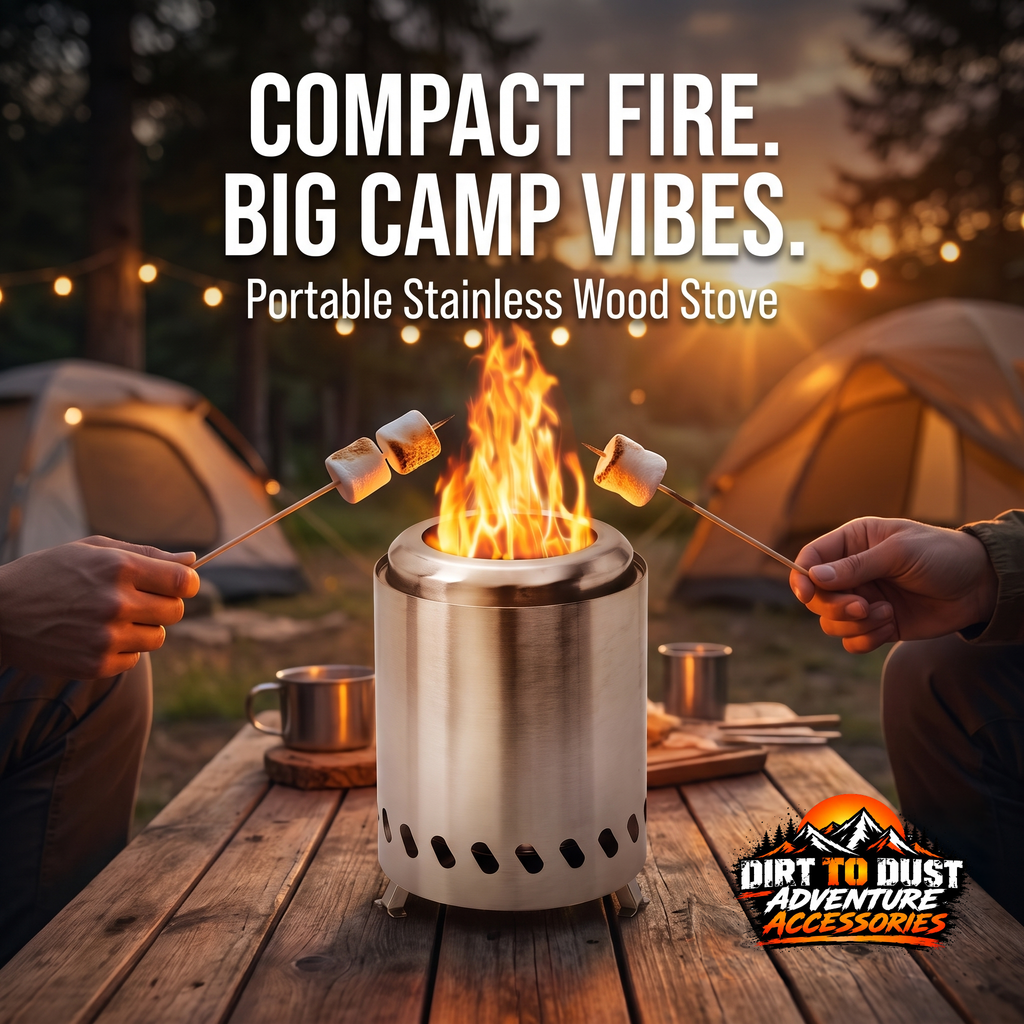 Stainless Steel Camping Wood Stove