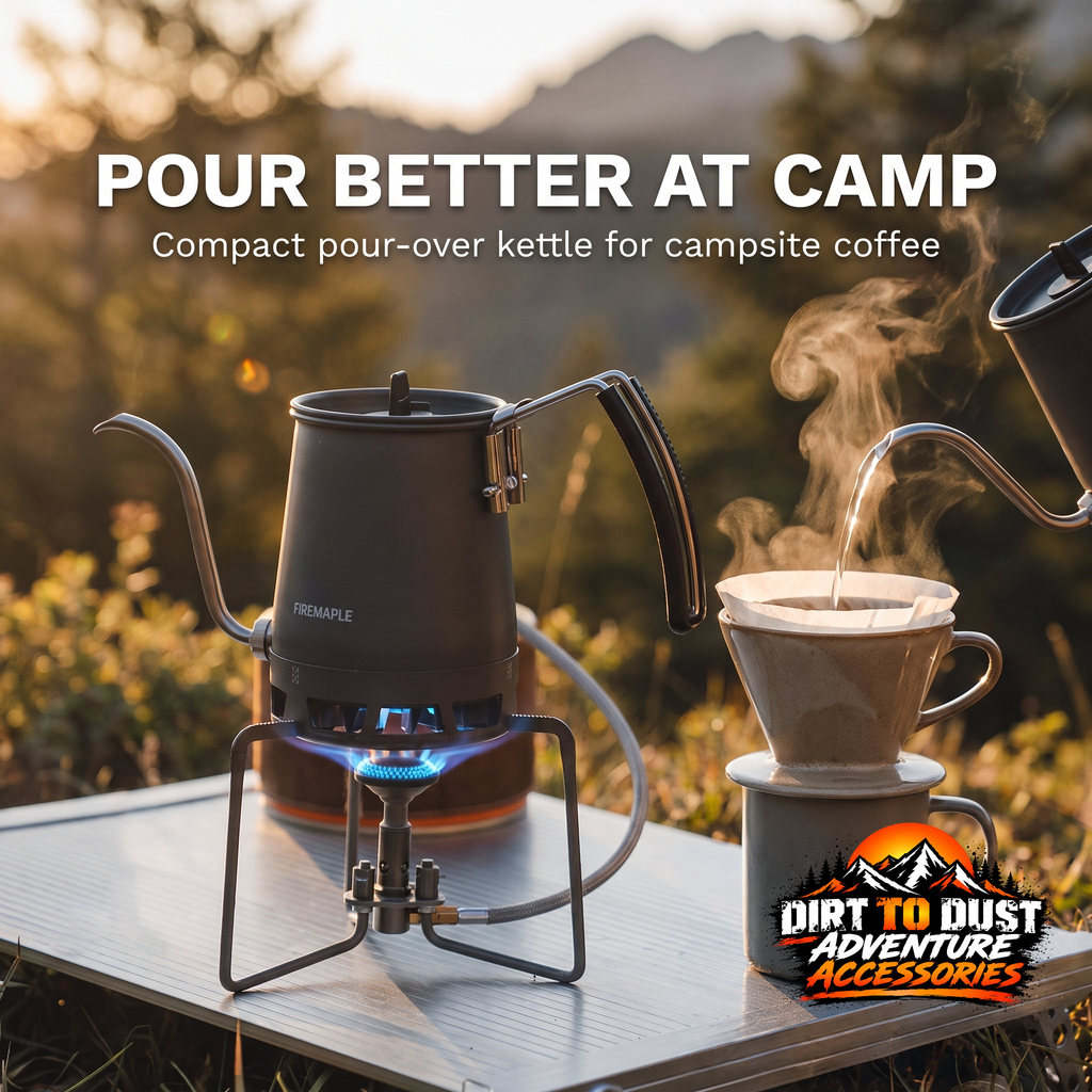 Pour-Over Camping Coffee Kettle – Fire-Maple Petrel
