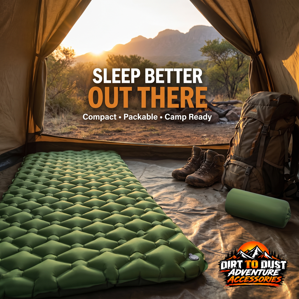 Inflatable Camping Mat with Built-in Pump