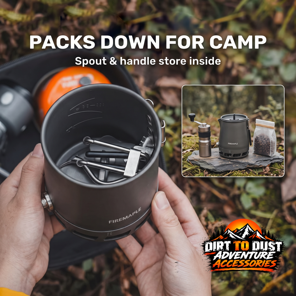 Pour-Over Camping Coffee Kettle – Fire-Maple Petrel
