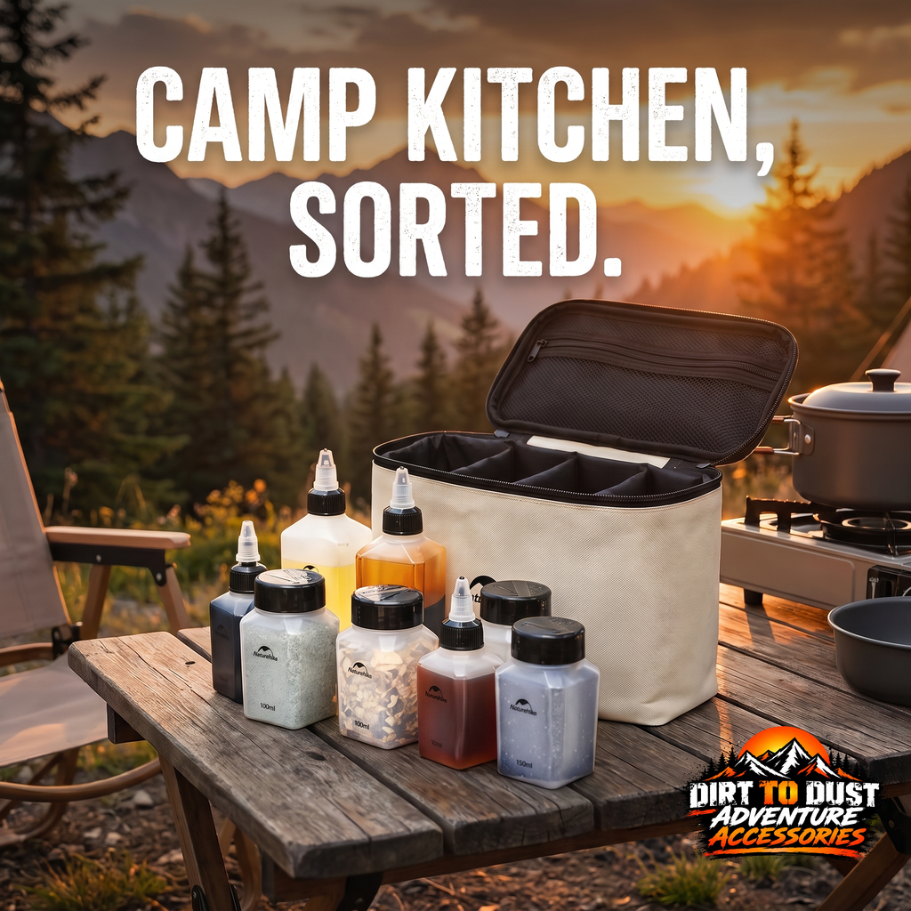 Camping Seasoning Bottle Kit – Naturehike, 6 or 8 Bottles