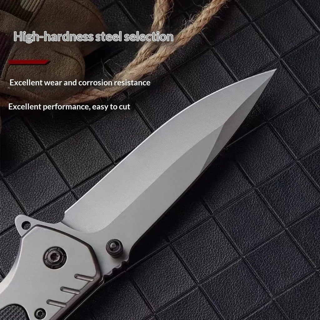 G10 Folding Camping Knife with Glass Breaker