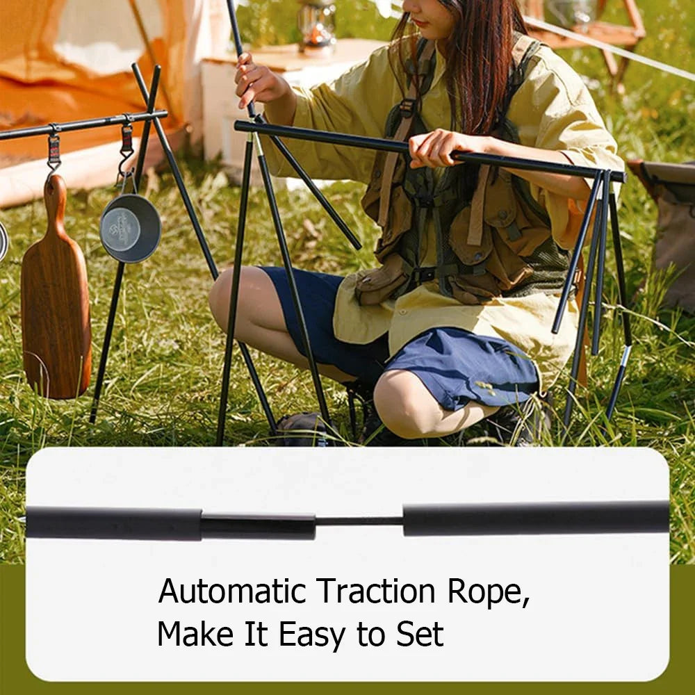 Folding Camping Cookware Rack — Small or Large
