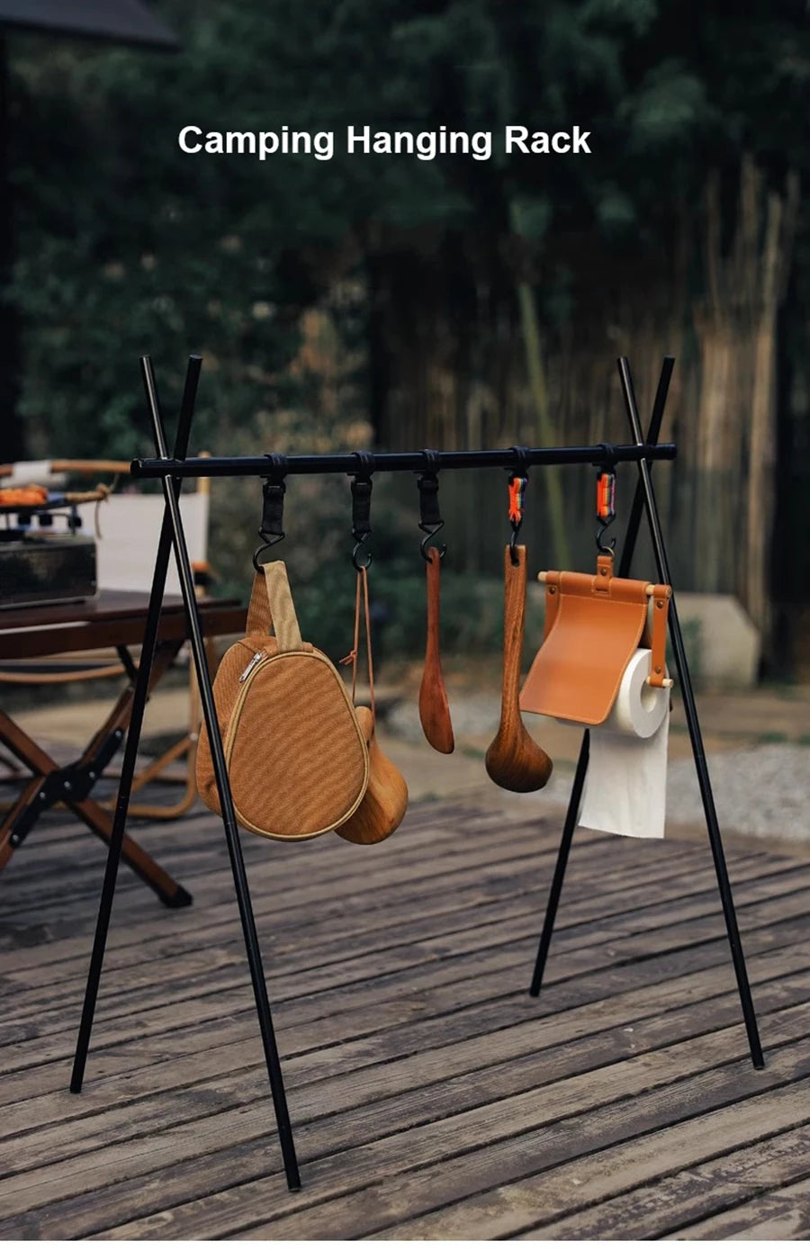 Folding Camping Cookware Rack — Small or Large