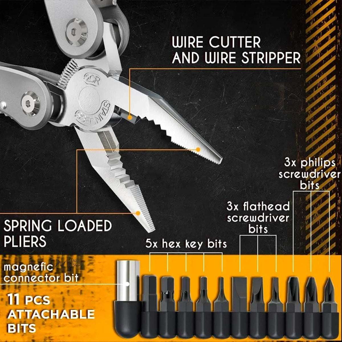 Sanke Rescue 24-in-1 Camping Multi-Tool