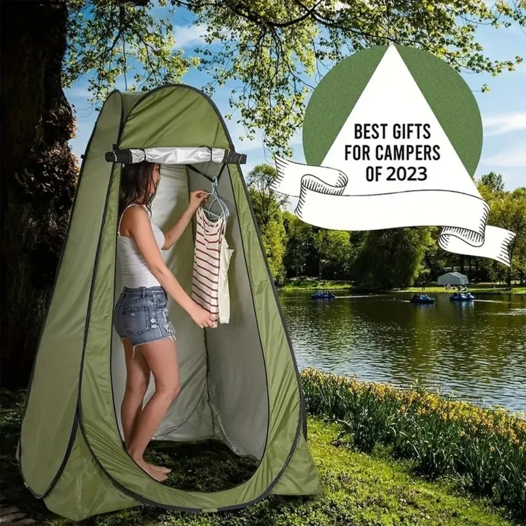 Pop-Up Camping Privacy Shelter for Changing or Showering