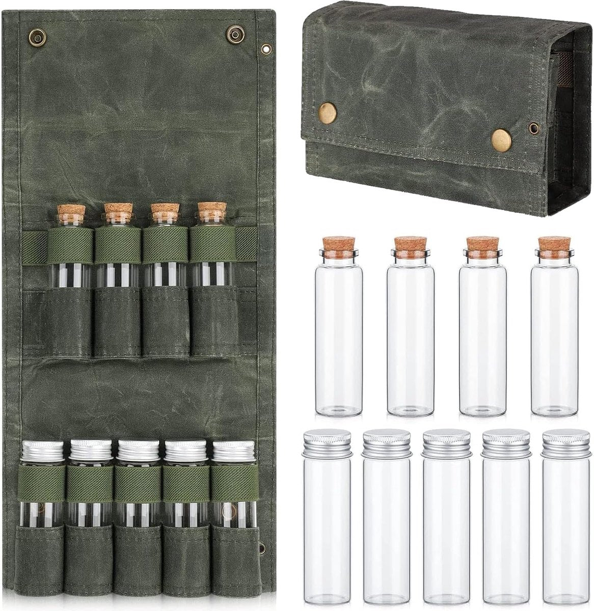 Camping Spice Kit | 9 Jars with Carry Bag