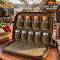 Camping spice kit branded advertising image