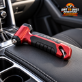 Vehicle safety hammer branded advertising image
