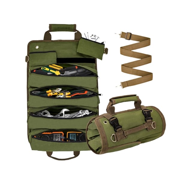 Green roll-up tool organiser gallery image 00