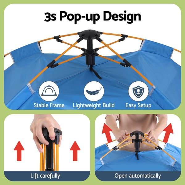 Weisshorn pop-up camping tent gallery image 06