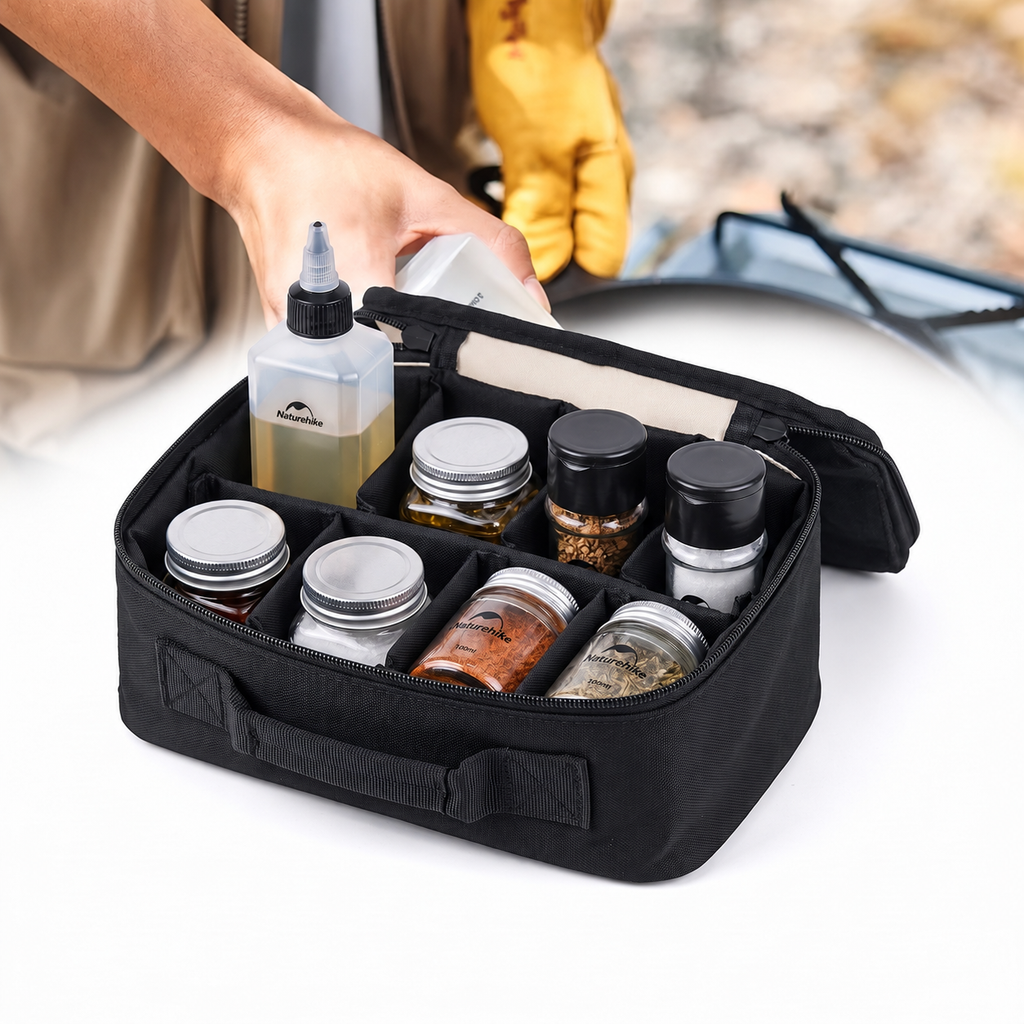 Camping Seasoning Bottle Kit – Naturehike, 6 or 8 Bottles