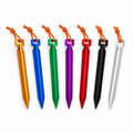 Tent Pegs with Pull-Cord Loops – 18 cm, 10-Pack