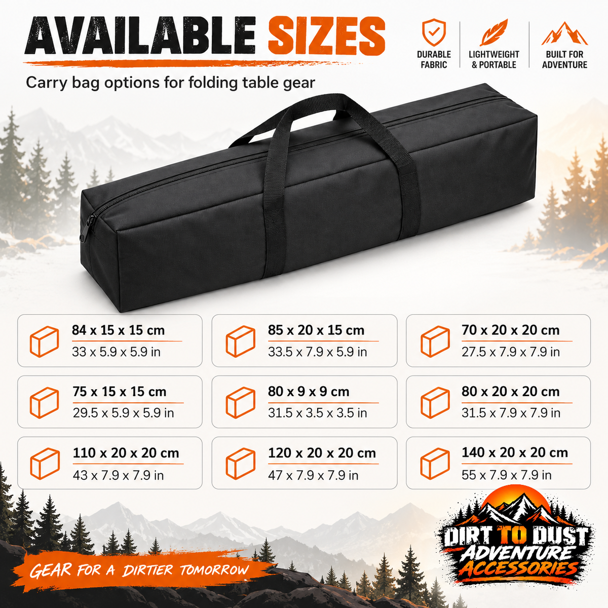 Pole & Gear Carry Bag – Choice of Sizes