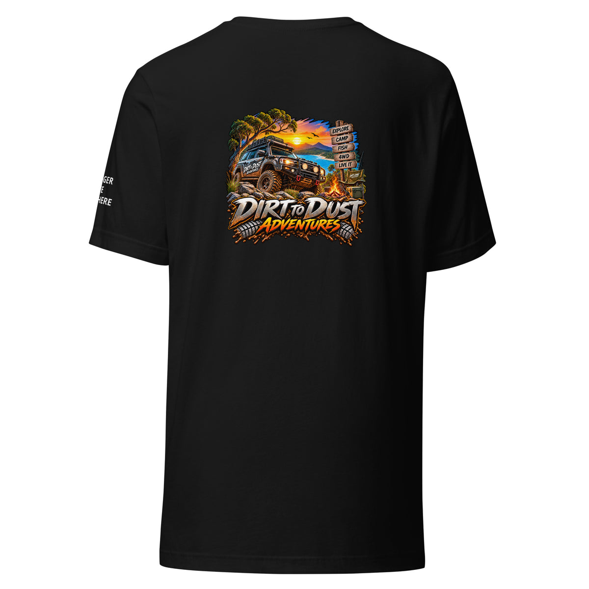Dirt to Dust - Sunset Tracks 4WD T-Shirt