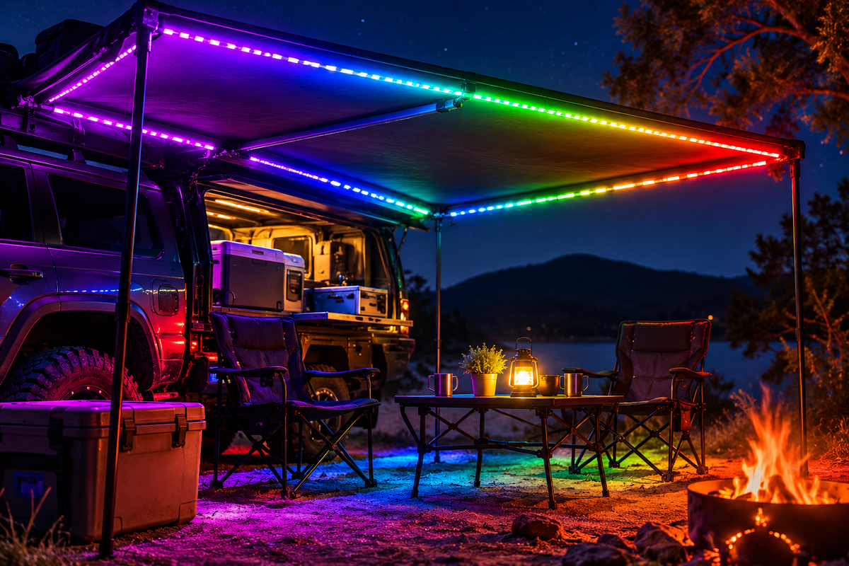 Dirt to Dust Adventure Accessories 12-Piece RGB Lighting Kit – 12V App & Music Sync