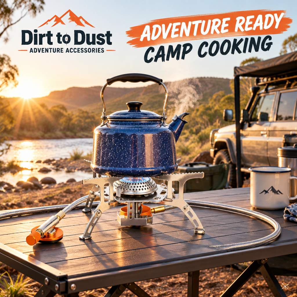 Dirt to Dust 3500W Portable Folding Camping Gas Stove – Compact Outdoor Cooking Burner