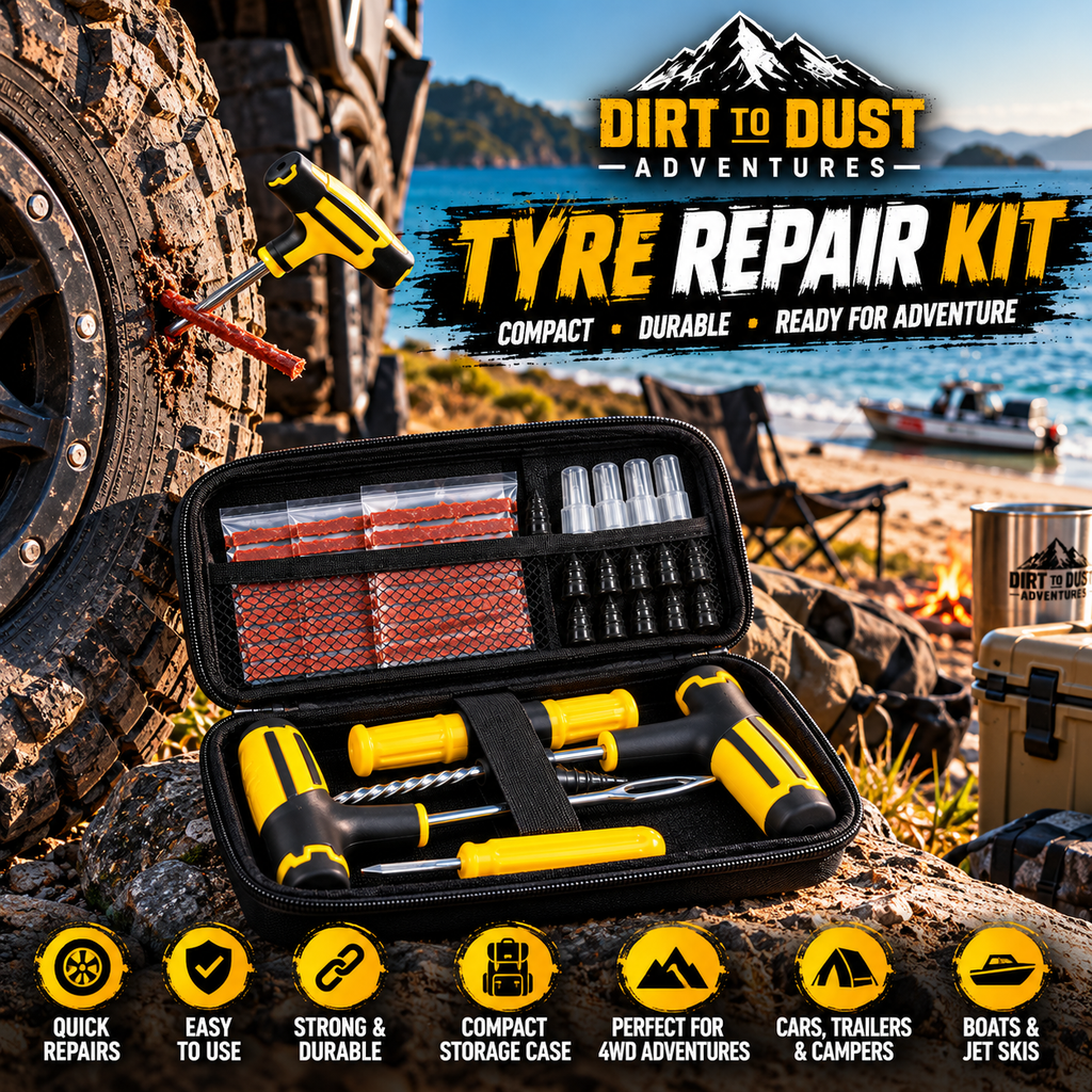 Dirt to Dust Adventure Accessories Tubeless Tyre Puncture Repair Kit