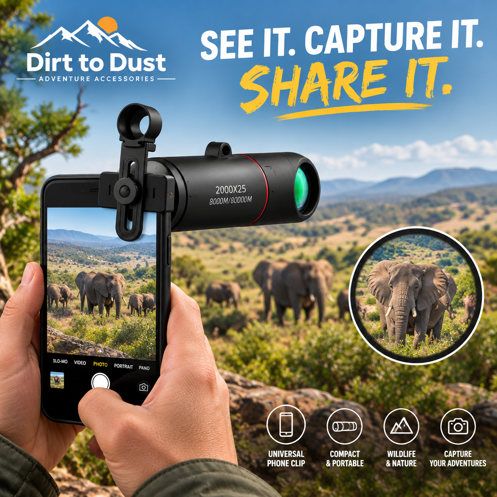 Compact Adventure Monocular | Dirt to Dust Adventure Accessories