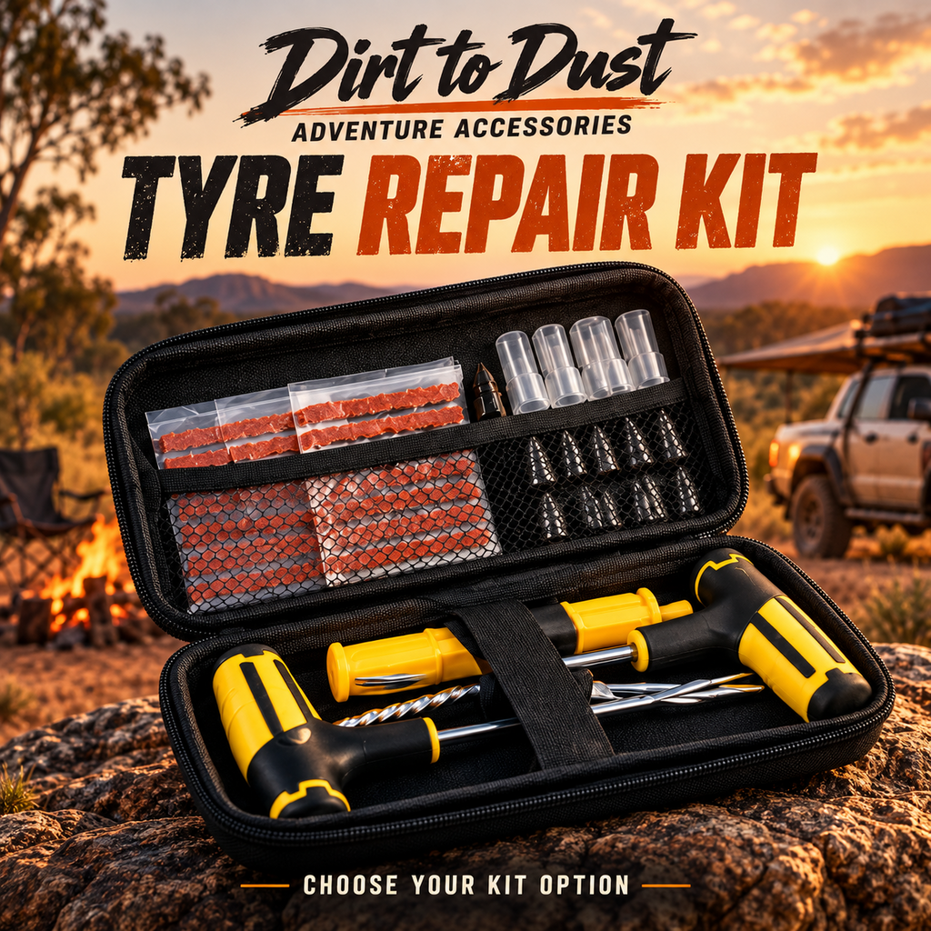 Dirt to Dust Adventure Accessories Tubeless Tyre Puncture Repair Kit