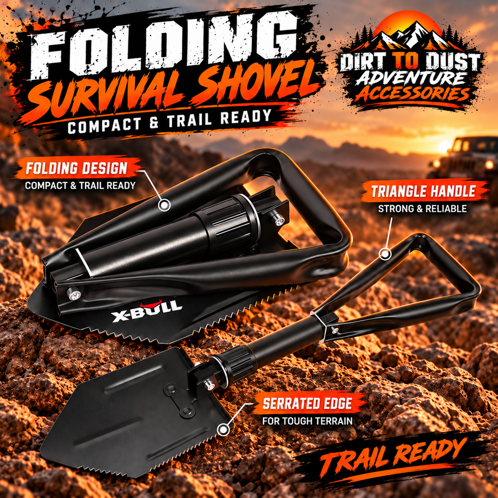 X-BULL 11-Piece 4WD Recovery Kit – Tow Strap, Shackles, Snatch Block & More